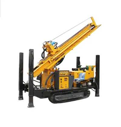 200 m Djup Gummi Crawler Vattenbrunnsborrningsrigg